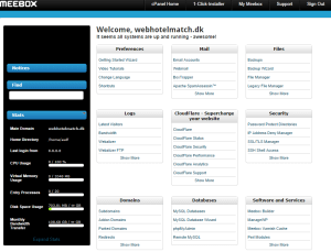 cPanel Meebox