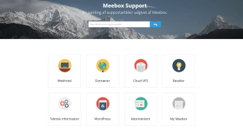 Meebox support - Flere end hundrede artikler som kan hjælpe dig