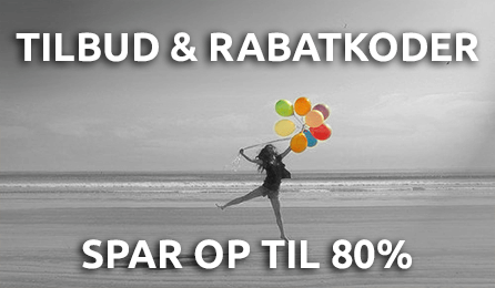 Tilbud og rabatkoder - Spar op til 80 procent