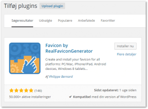 WordPress favicon - Trin 1